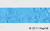 Shaded Relief Panoramic Map of the area around 29° 25' 43" S, 113° 49' 29" W