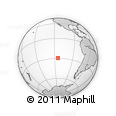 Outline Map of the Area around 29° 25' 43" S, 114° 40' 30" W, rectangular outline