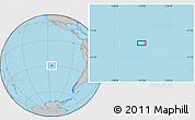 Gray Location Map of the area around 29° 25' 43" S, 115° 31' 30" W