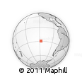 Outline Map of the Area around 29° 25' 43" S, 117° 13' 29" W, rectangular outline