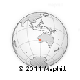 Outline Map of the Area around 29° 25' 43" S, 118° 13' 29" E, rectangular outline