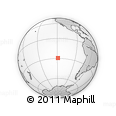 Outline Map of the Area around 29° 25' 43" S, 118° 55' 30" W, rectangular outline