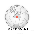 Outline Map of the Area around 29° 25' 43" S, 132° 40' 30" E, rectangular outline