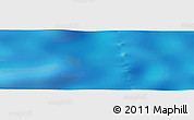 Shaded Relief Panoramic Map of the area around 29° 25' 43" S, 148° 40' 30" W