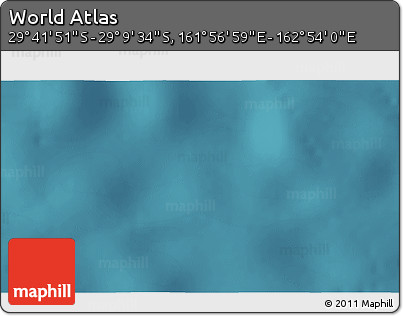 Satellite 3D Map of the Area around 29° 25' 43" S, 162° 25' 30" E