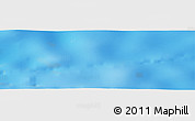 Shaded Relief Panoramic Map of the area around 29° 25' 43" S, 165° 49' 29" E