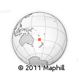 Outline Map of the Area around 29° 25' 43" S, 167° 31' 30" E, rectangular outline