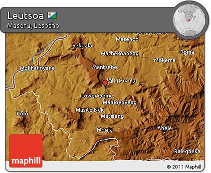 Physical 3D Map of Leutsoa