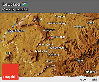 Physical 3D Map of Leutsoa