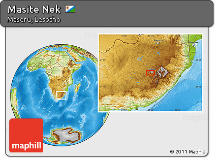 Physical Location Map of Masite Nek