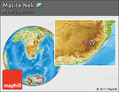 Physical Location Map of Masite Nek