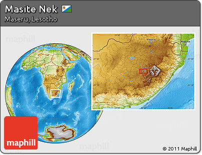 Physical Location Map of Masite Nek
