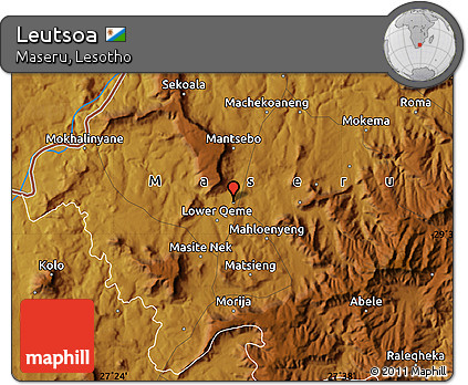 Physical Map of Leutsoa