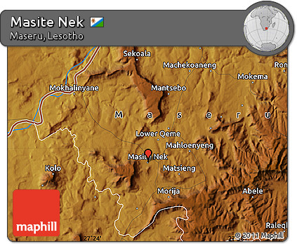 Physical Map of Masite Nek