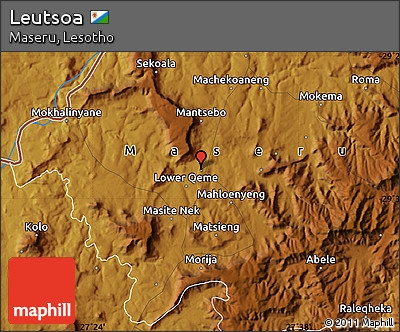 Physical Map of Leutsoa