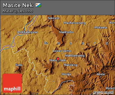 Physical Map of Masite Nek