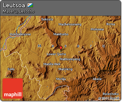 Physical Map of Leutsoa