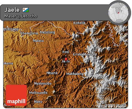 Physical 3D Map of Jaele