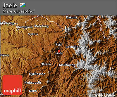 Physical 3D Map of Jaele