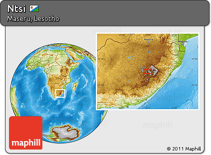 Physical Location Map of Ntsi