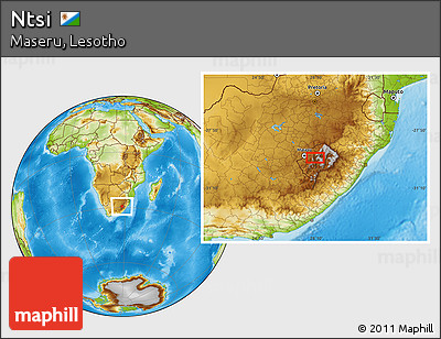 Physical Location Map of Ntsi