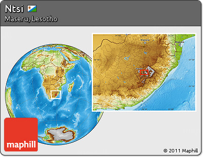 Physical Location Map of Ntsi