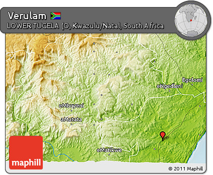 Physical 3D Map of Verulam
