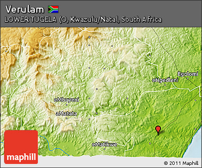 Physical 3D Map of Verulam