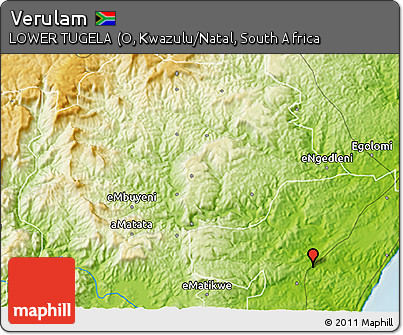 Physical 3D Map of Verulam