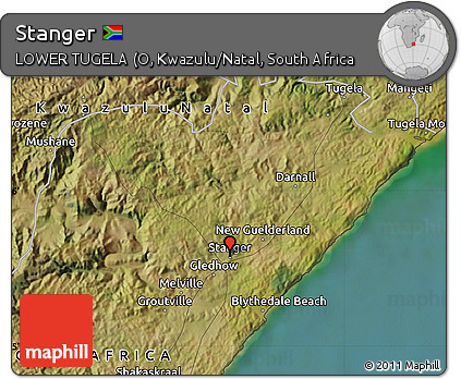 Satellite Map of Stanger