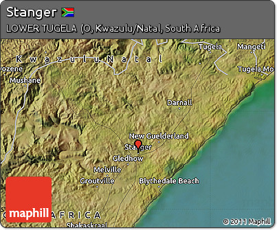 Satellite Map of Stanger