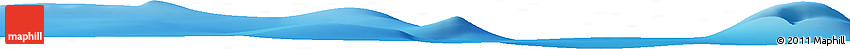 Shaded Relief Horizon Map of the Area around 29° 25' 43" S, 32° 13' 30" W