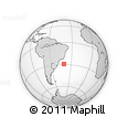 Outline Map of the Area around 29° 25' 43" S, 40° 43' 30" W, rectangular outline
