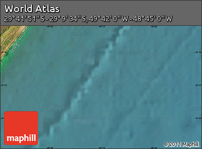 Satellite Map of the Area around 29° 25' 43" S, 49° 13' 30" W