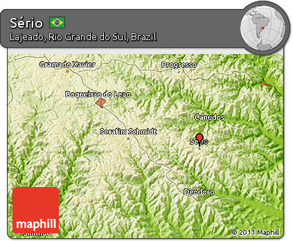Physical 3D Map of Sério