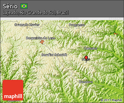 Physical 3D Map of Sério