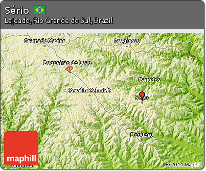 Physical 3D Map of Sério