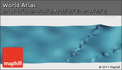 Satellite Panoramic Map of the Area around 29° 25' 43" S, 72° 19' 29" E