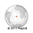 Outline Map of the Area around 29° 25' 43" S, 7° 34' 30" W, rectangular outline