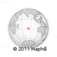 Outline Map of the Area around 29° 25' 43" S, 81° 40' 30" E, rectangular outline