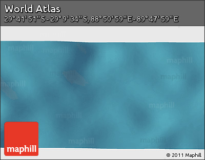 Satellite 3D Map of the Area around 29° 25' 43" S, 89° 19' 29" E