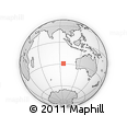 Outline Map of the Area around 29° 25' 43" S, 95° 16' 30" E, rectangular outline