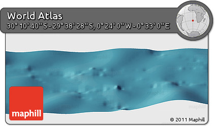 Satellite Panoramic Map of the Area around 29° 54' 34" S, 0° 4' 30" E