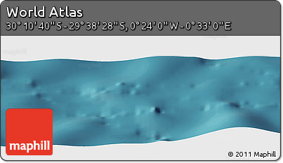 Satellite Panoramic Map of the Area around 29° 54' 34" S, 0° 4' 30" E