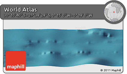 Satellite Panoramic Map of the Area around 29° 54' 34" S, 0° 46' 30" W