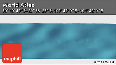 Satellite Panoramic Map of the Area around 29° 54' 34" S, 101° 13' 29" E