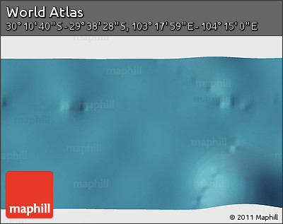 Satellite 3D Map of the Area around 29° 54' 34" S, 103° 46' 30" E