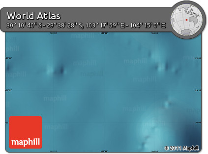 Satellite Map of the Area around 29° 54' 34" S, 103° 46' 30" E