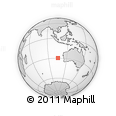 Outline Map of the Area around 29° 54' 34" S, 105° 28' 29" E, rectangular outline