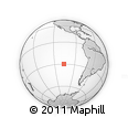 Outline Map of the Area around 29° 54' 34" S, 106° 10' 30" W, rectangular outline